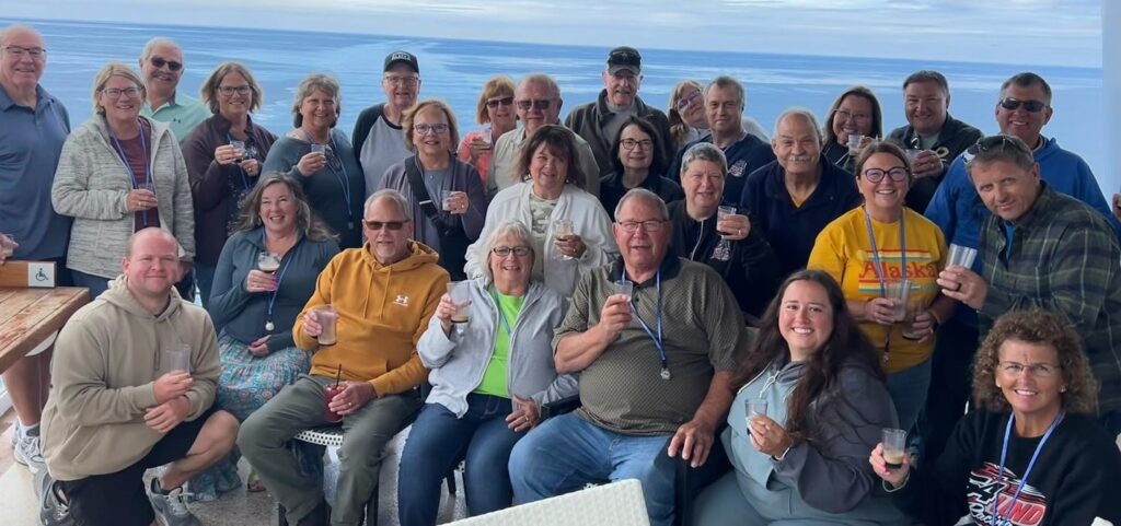 Bursch Travel Exclusive Group enjoying Alaska together on a cruise-tour